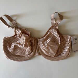 Chantelle Magnifique Nouveau Seamless Unlined Minimizer Bra Nude Sand, Size 38H